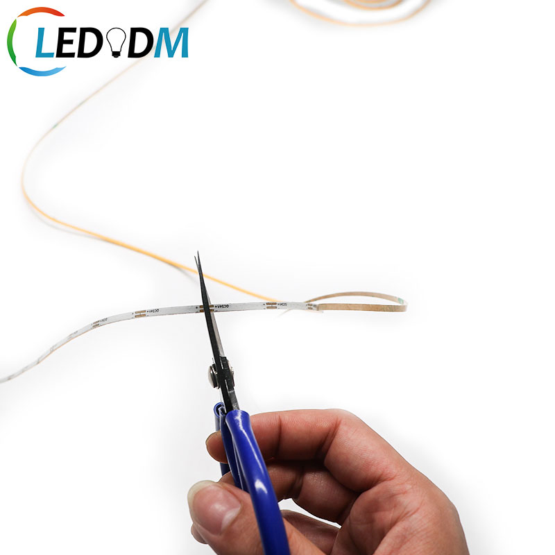 Flexible Brightest 12V 12 Volt 24V 480chips/M 3mm 4mm 5mm Outdoor 3000K CRI 90 Fcob COB LED Strip (ETL CE RHoS)