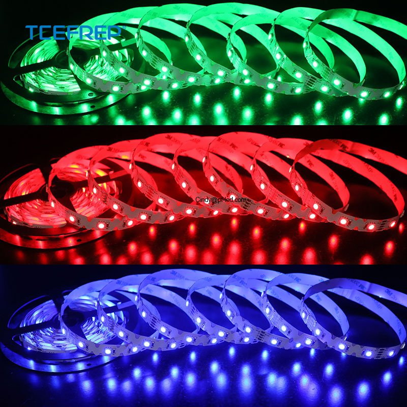 S-Shape Zigzag 60 LED RGB Color Changing Flexible Strip