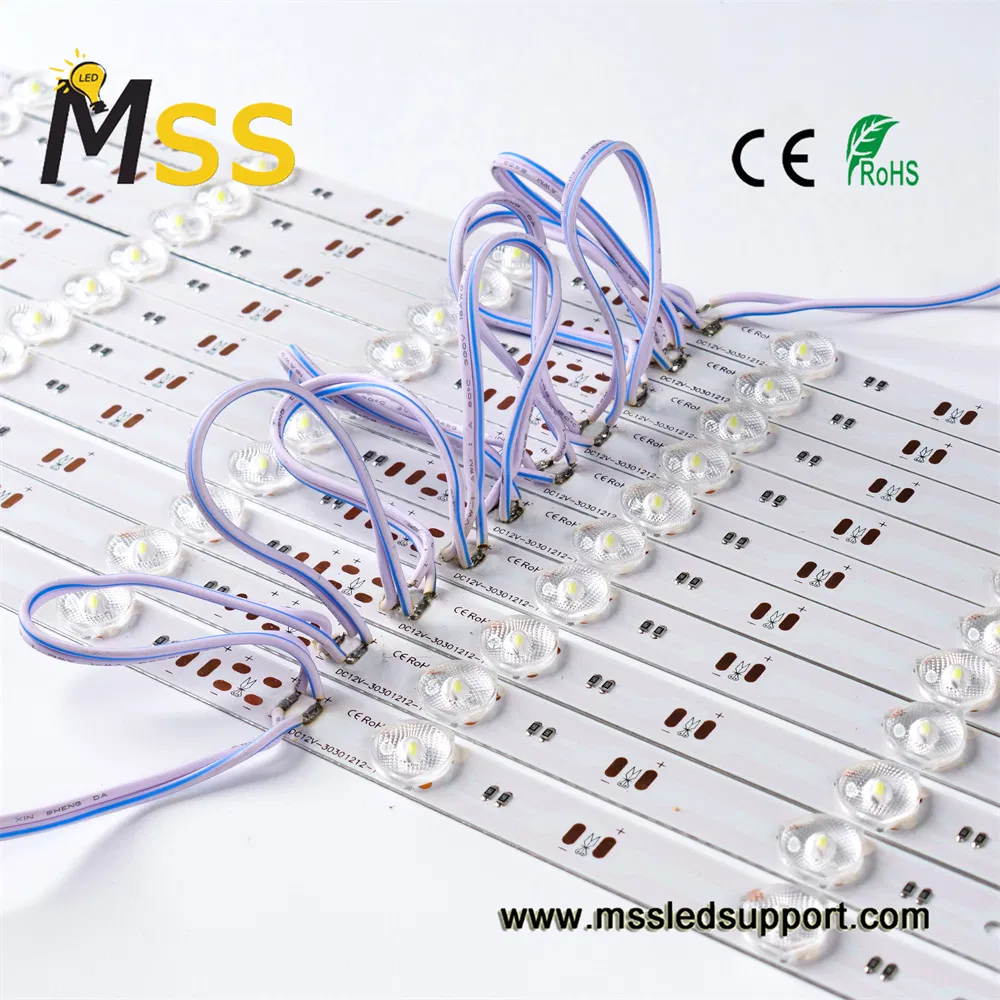 Diffuse Reflection DC12V 12LEDs LED Bar 3030 SMD LED Rigid High Bright LED Light Strip for Soft Light Box