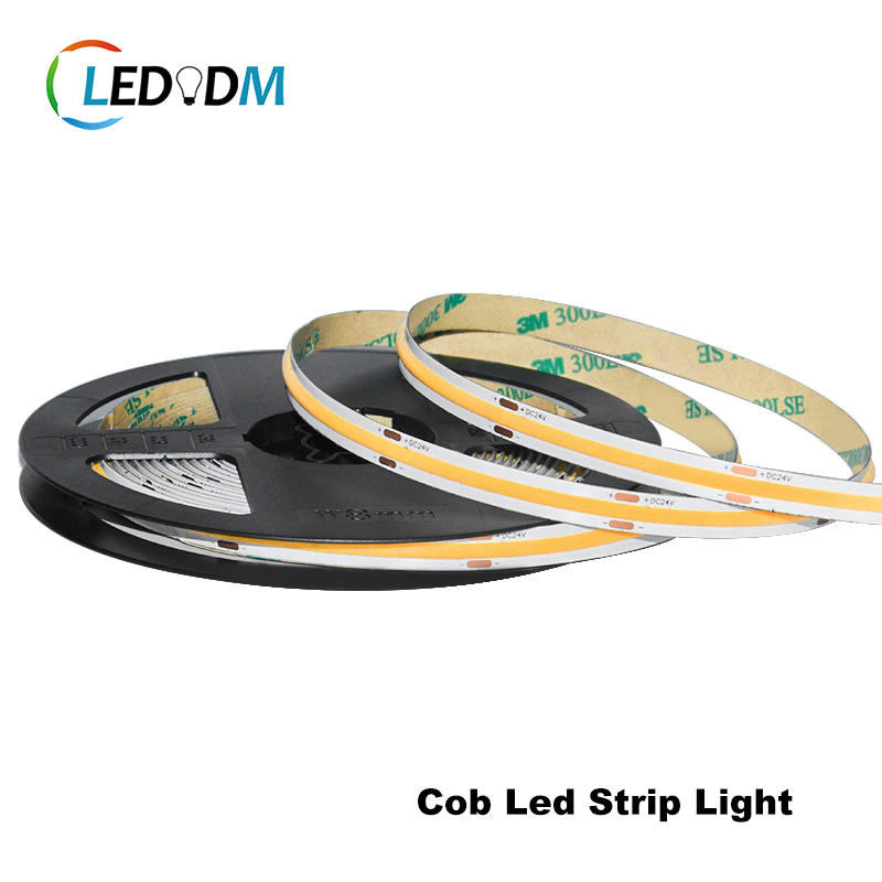 Dim to Warm 24V Dotless Dimmable Rgbic Smart Side Emitting Cheap Dream Color 4000K COB LED Strip with ETL CE Rhos