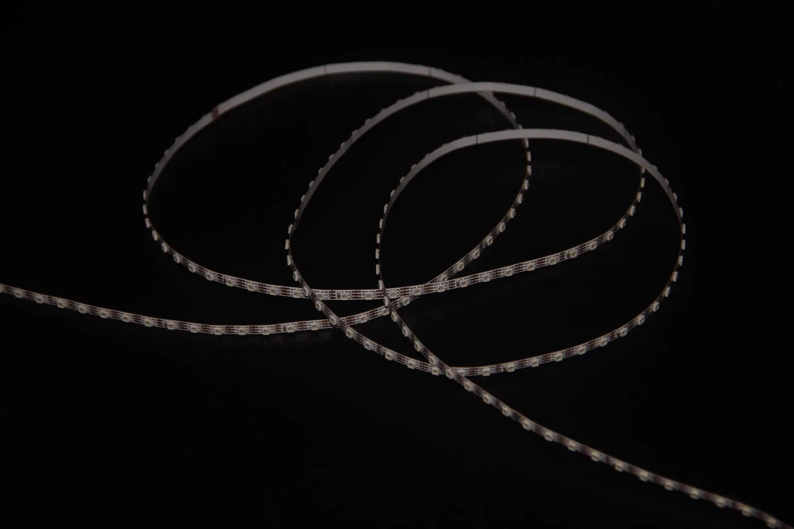 Individually Addressable 5V RGB Flex Strip - 4mm Ultra Narrow, 3-Wire, SMD2427 Chip