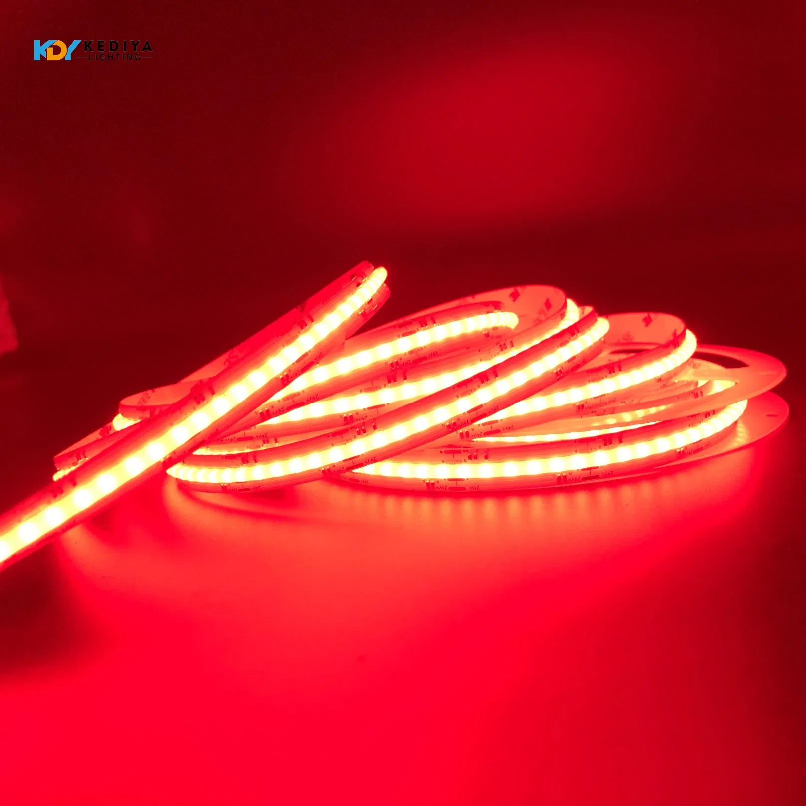 24V COB Rgbcct LED Strip Light 840 Chips/M Colorful Dotless RGB + Tunable White LED Tape Flexible Lighting for Home &amp; Commercial