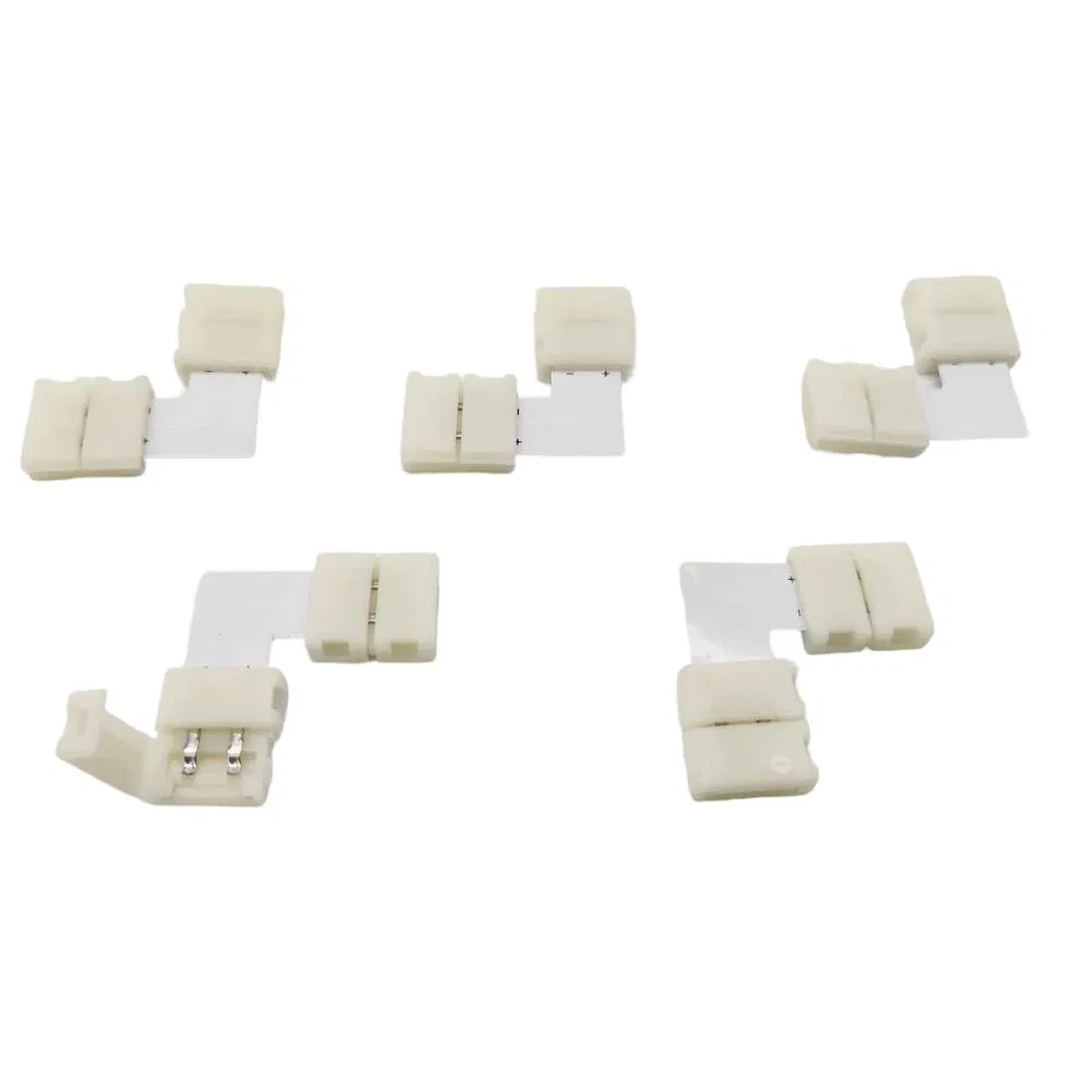 LED Connector 2pin 4pin Free Soldering Connector for 5050 3528 LED Single Color Strip Light