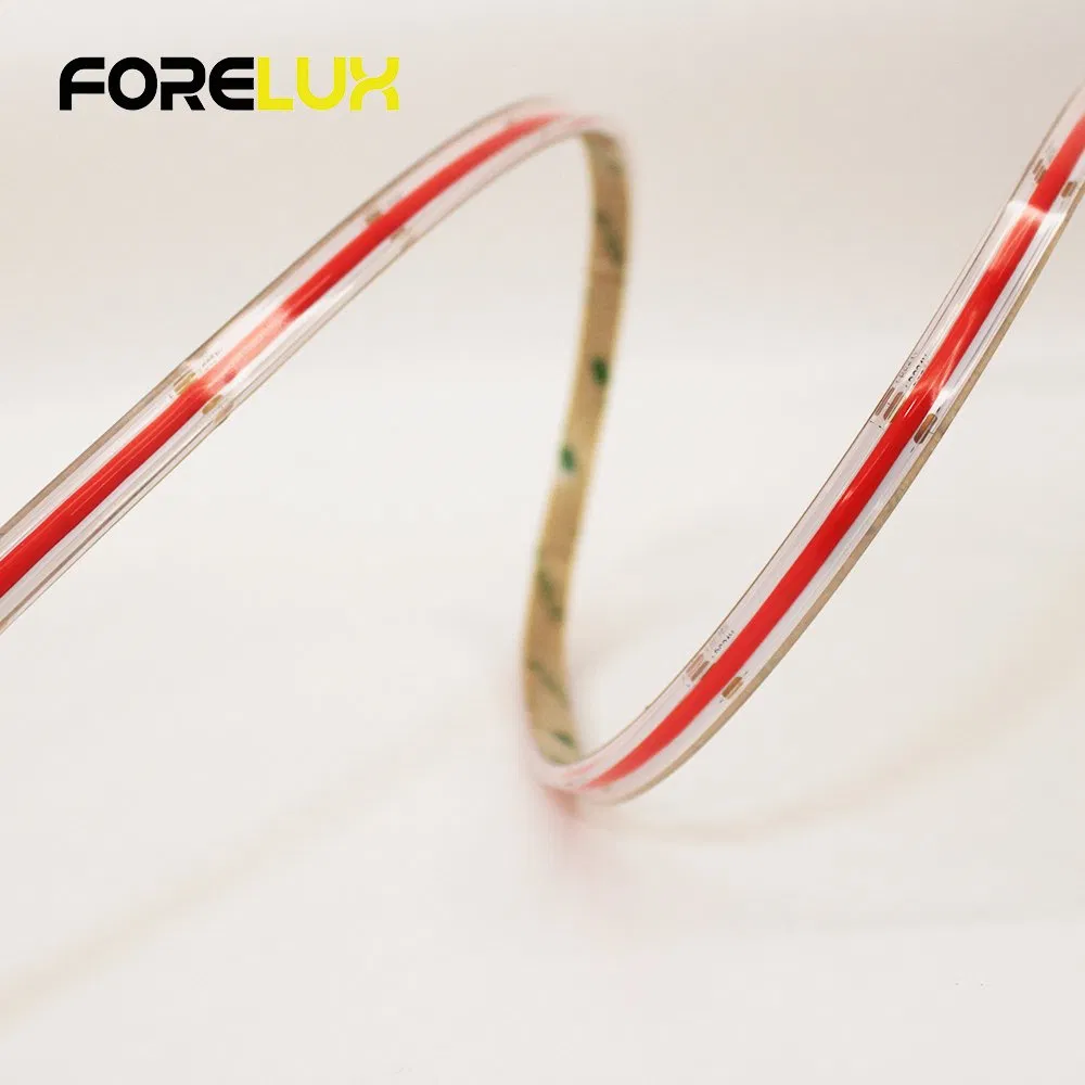 IP65 Waterproof Red Light Strip 24V COB LED Tape 480LEDs/M 10mm Wide