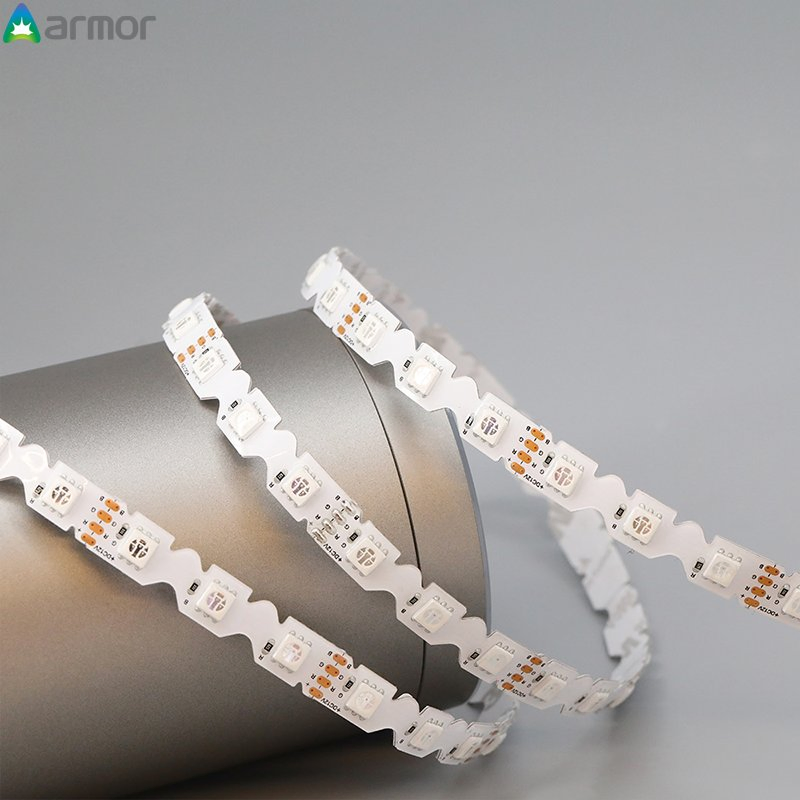 Super Bright Source 5050 RGBW Zigzag S Shape S Type LED Strip for Signage