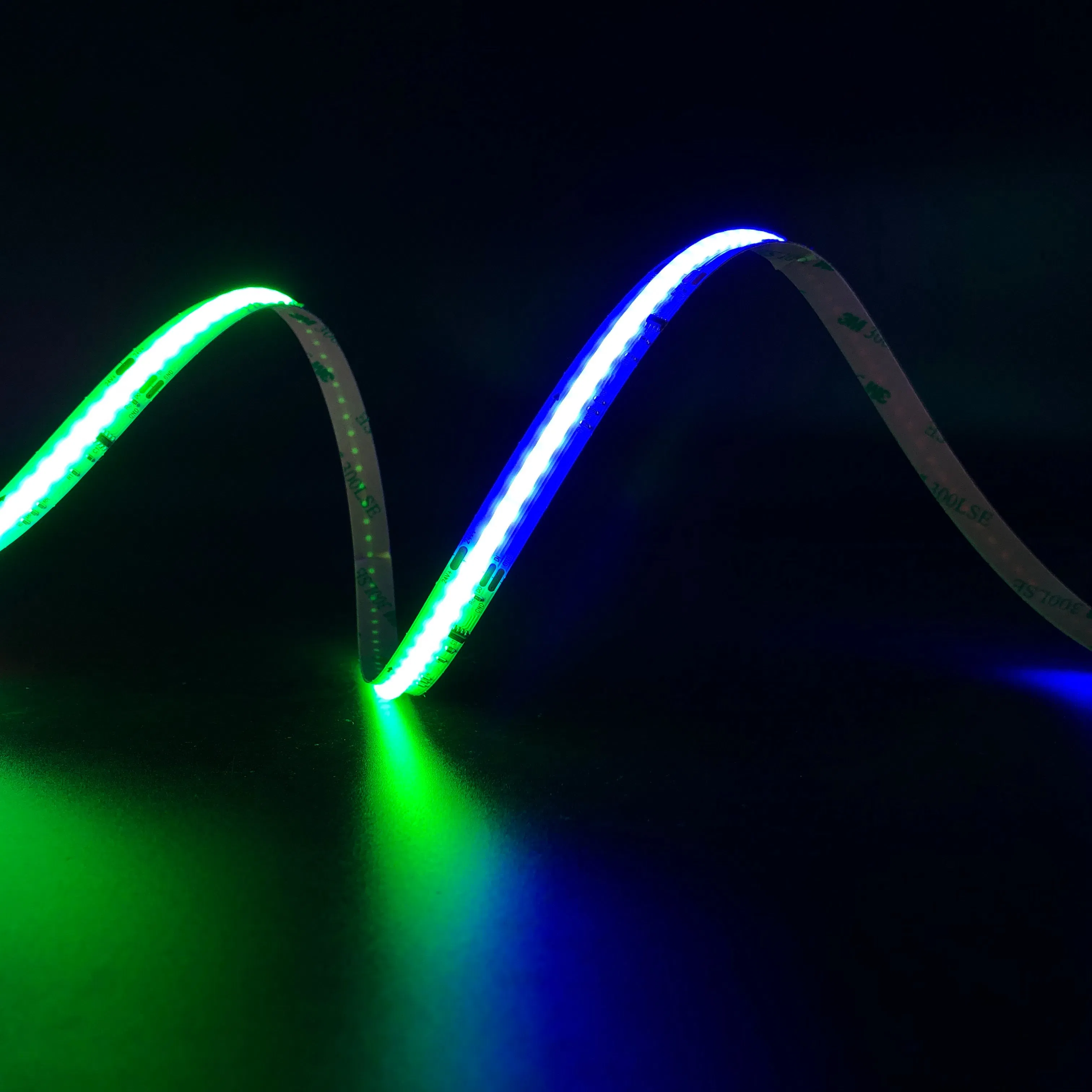 COB Digital Pixel LED Strip Rgbnw Pixel Ws2814 24V RGBW + Tunable White Flexible Tape