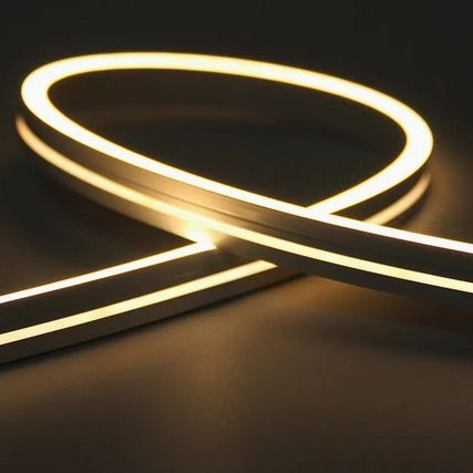 24V 2835 120d 5mm Square Silicone Tube 04X10mm Side-Emitting IP67 Waterproof Free Cut Silicone LED Neon Strip