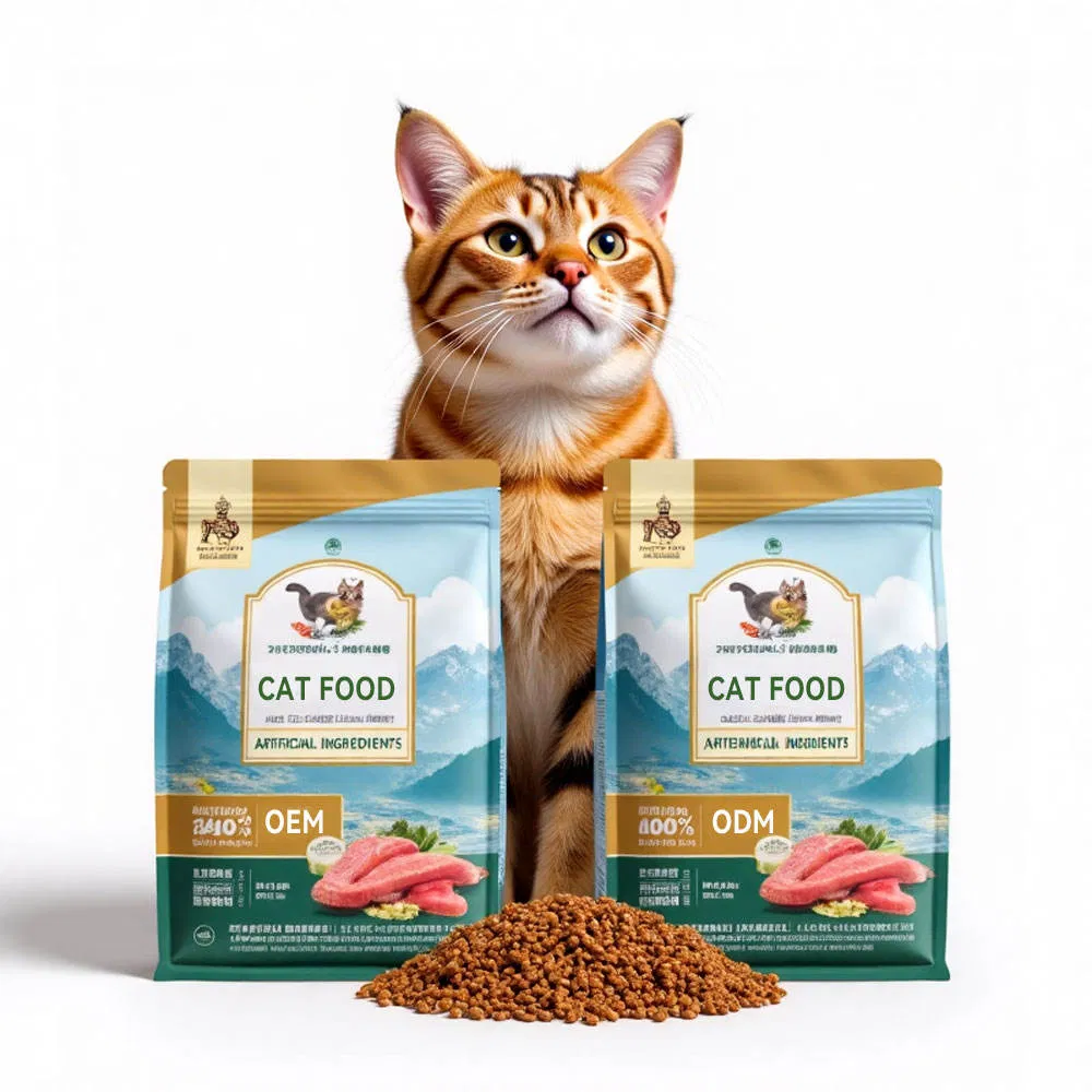 Alimento para gatos seco de alta calidad de marca privada 1kg