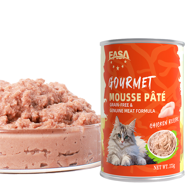Comida Húmeda 375g para Gatos al por Mayor con Sabores de Pollo, Atún y Salmón para Elegir, Comida Básica para Gatos a Base de Carne