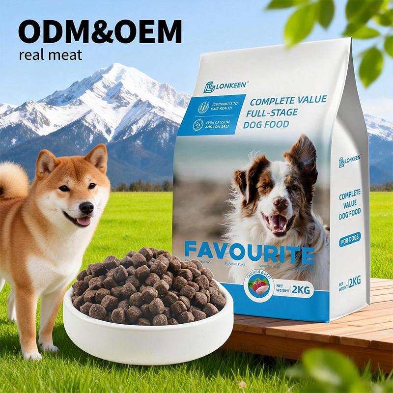 Comida seca para perros de pescado fresco, alta en proteínas y libre de granos para estómagos sensibles 500g