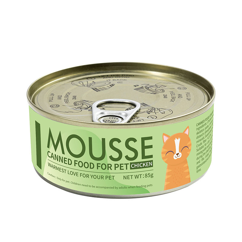 Comida para Gatos y Perros OEM Comida Húmeda en Lata para Gatos Snacks 85g