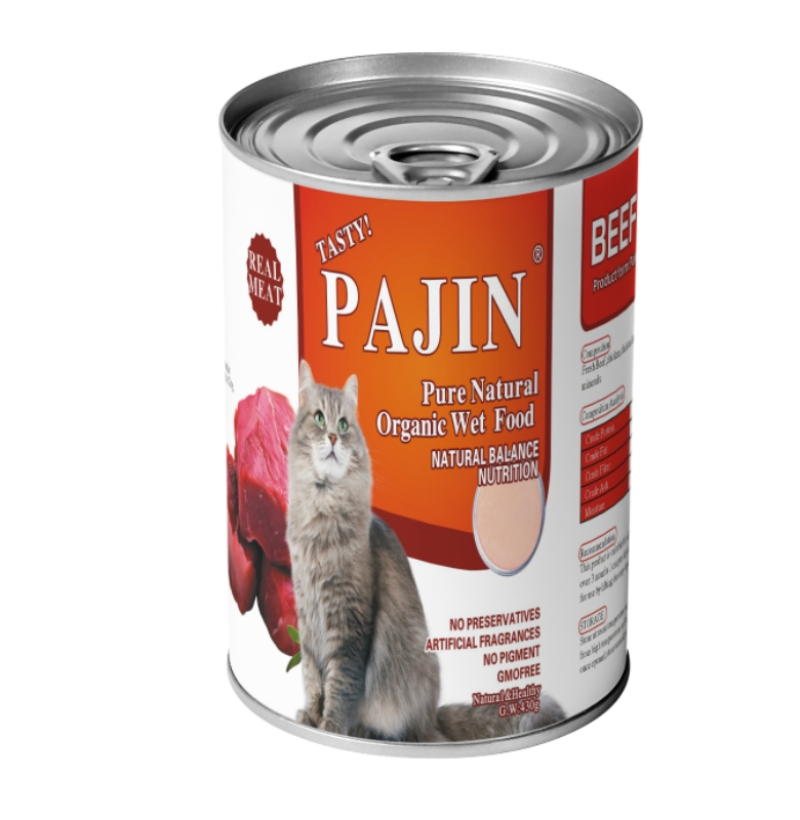 Comida para mascotas personalizada de diferentes sabores, comida húmeda enlatada para gatos