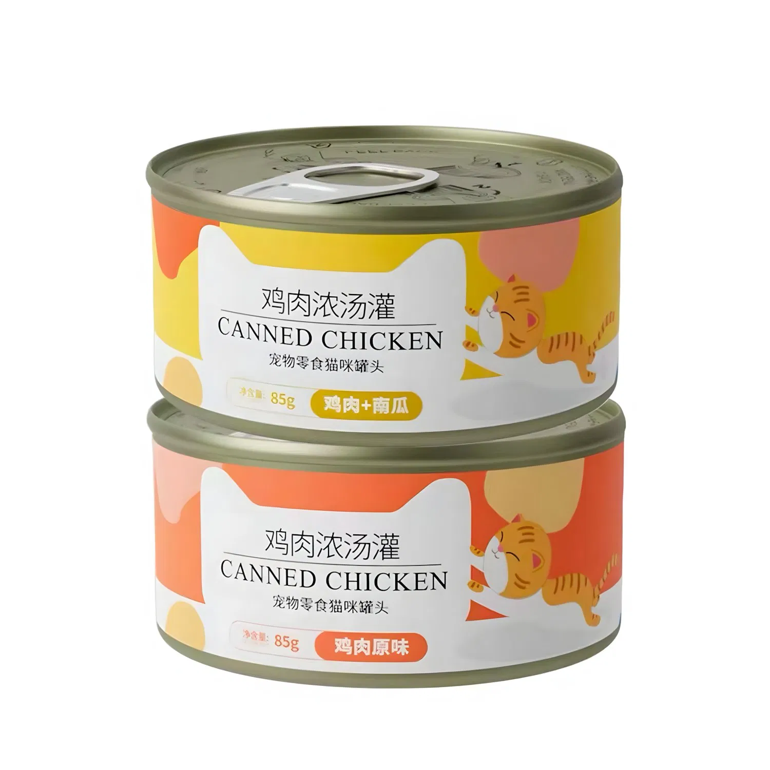 Receta de Pollo y Conejo Suculento en Caldo Comida Húmeda para Gatos Fuente de Proteína Nueva para Estómagos Sensibles
