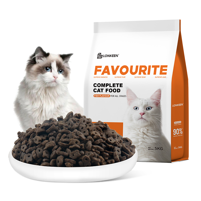 Proveedor de comida para gatos de alta proteína y protección ambiental, fabricante de alimentos para mascotas