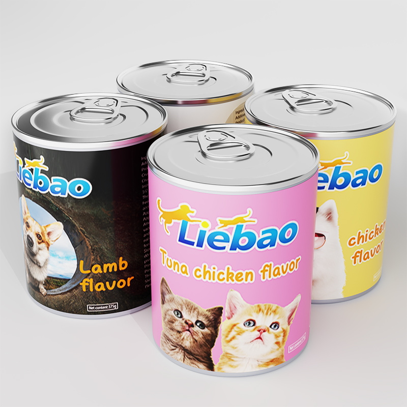 Comida húmeda para gatos, carne fresca, comida enlatada, bocadillos para mascotas, golosinas para mascotas, comida para perros