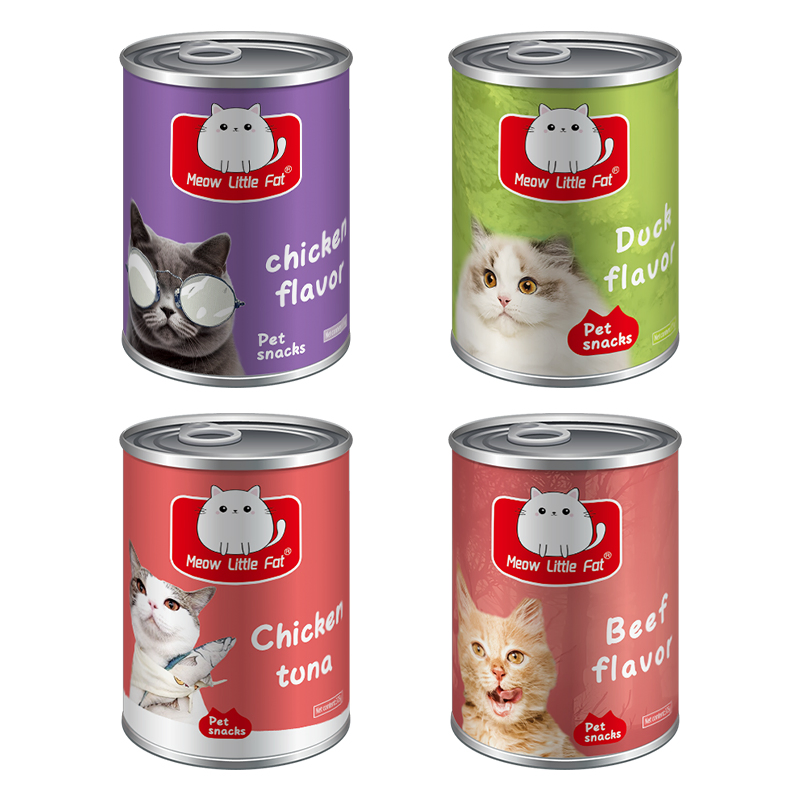 Comida enlatada para gatos alta en proteínas