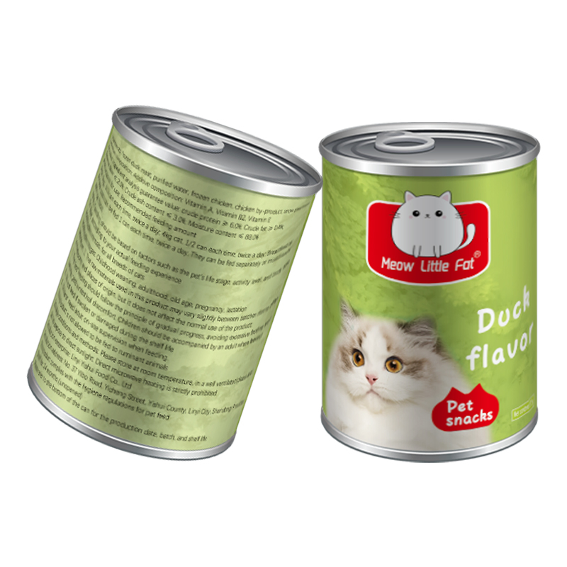 Aperitivos para mascotas orgánicos premium de alta calidad enlatados para perros, comida húmeda para gatos