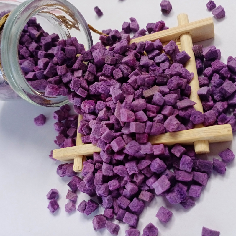 Precio de fábrica de batata morada liofilizada verduras fd comida para mascotas