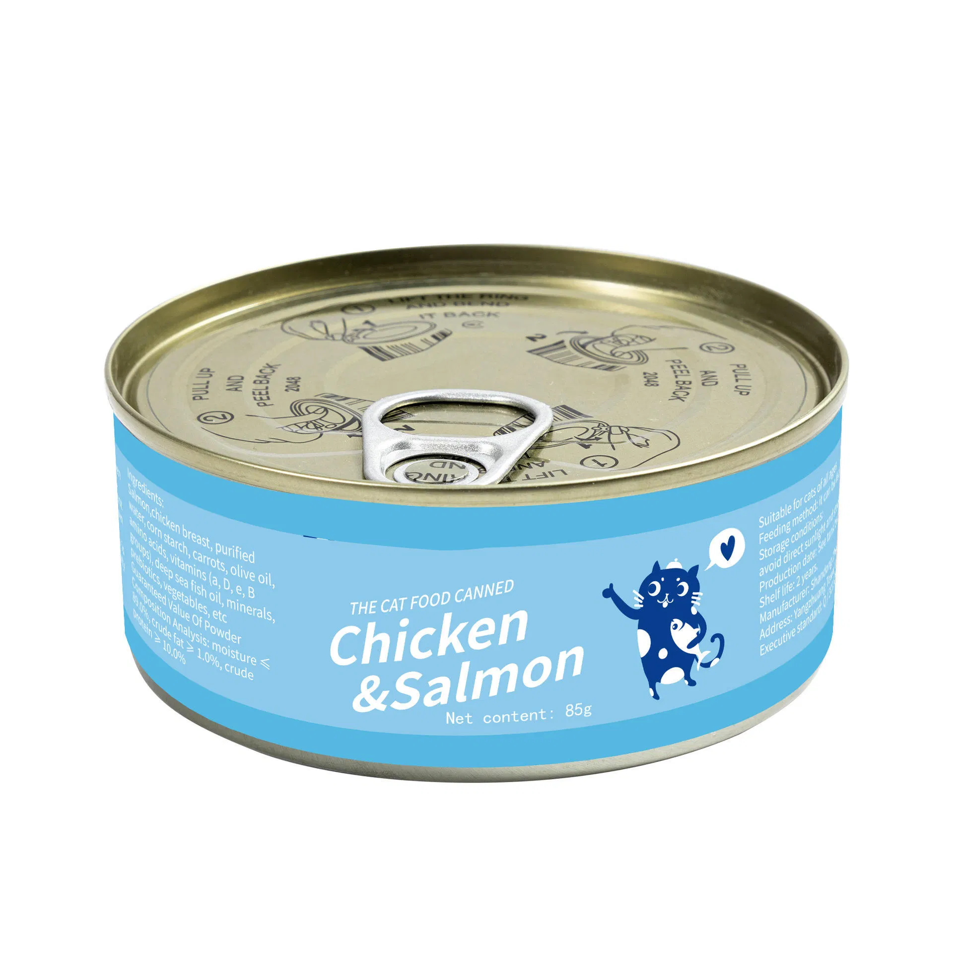 Comida húmeda para gatos de pollo sin granos - Adecuada para estómagos sensibles