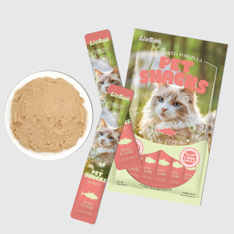 Comida húmeda para gatos, bocadillos para mascotas, carne fresca, snacks líquidos para gatos, comida para perros