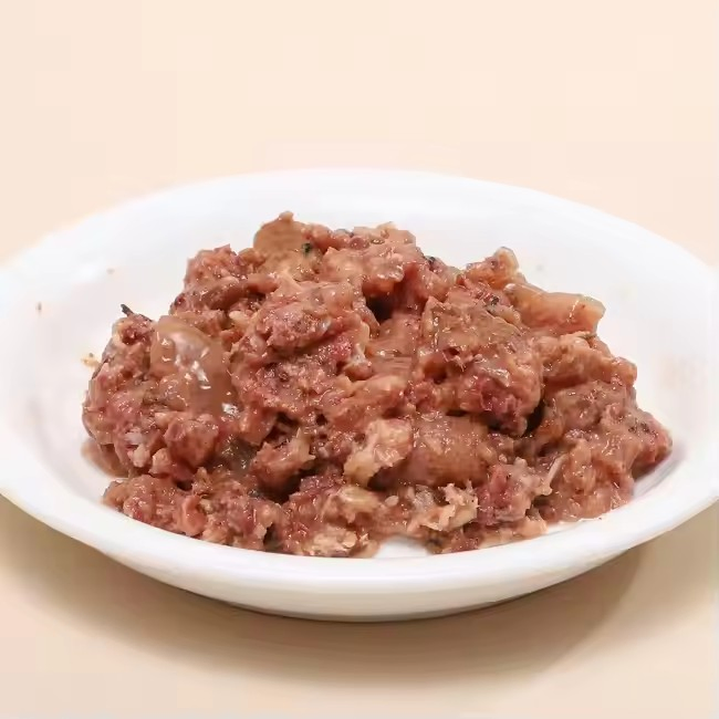 Alimento húmedo natural a granel al por mayor para gatos atún pollo enlatado de alta proteína opciones de comida para mascotas
