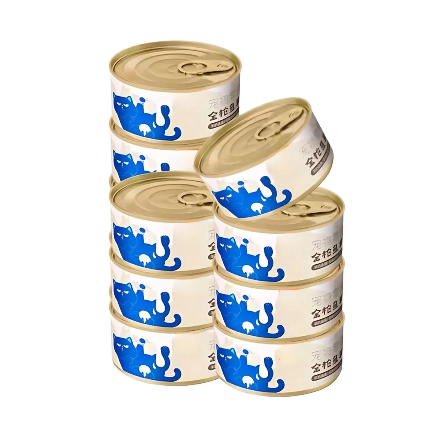 Comida húmeda para gatos de conejo y pollo suculenta en salsa, fuente de proteína única para estómagos sensibles
