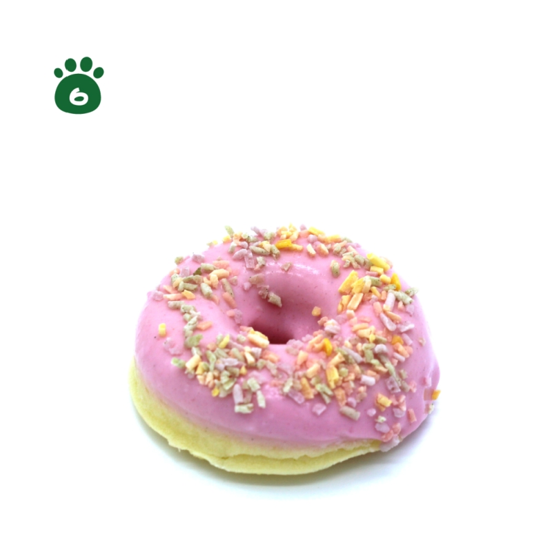 Galleta de Cumpleaños para Perros Muy Apetecible - Pastel de Donut Irresistible, Libre de Lactosa, Adecuado para Estómagos Sensibles comida para mascotas