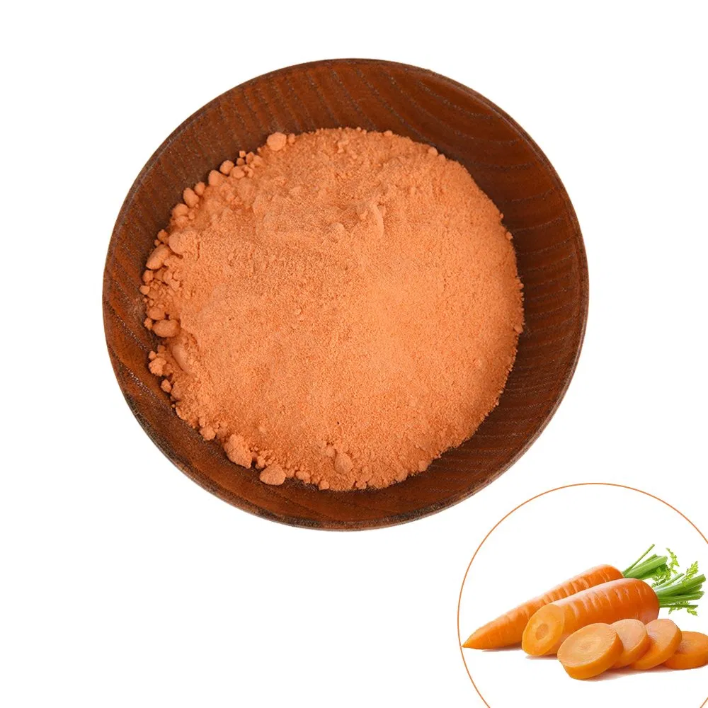 Polvo de zanahoria natural puro y económico, polvo de zanahoria deshidratado, alimentos para mascotas