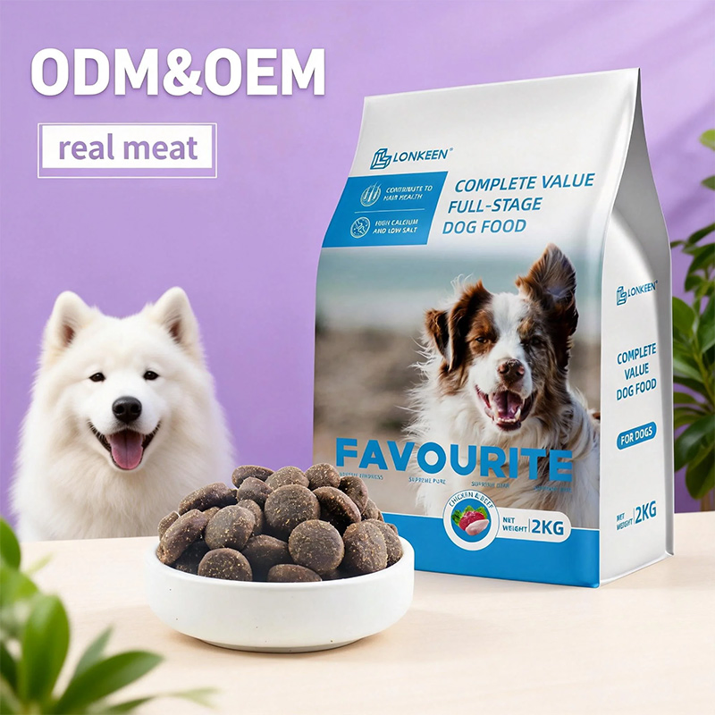 Alimento para perros adultos de cuidado, libre de granos, de materia prima pura de la mejor calidad