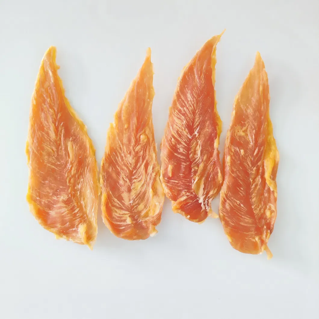 Pechuga de Pollo Jerky Seco Nutrición Salud Alta Proteína Perros OEM Comida para Mascotas