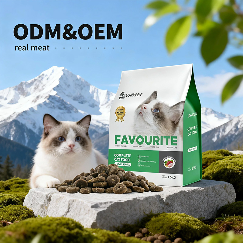 Alimento Natural para Mascotas al por Mayor, Alimento Seco para Gatos con Alto Contenido de Proteínas