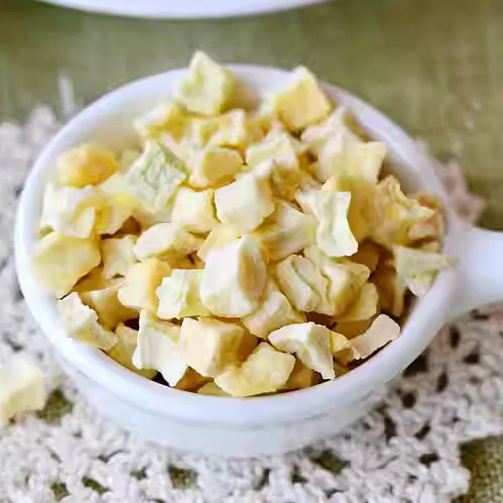 Sin Azúcar Dados de Manzana Secos Cubos de Manzana Deshidratada Fruta Deshidratada Snacks para Mascotas Compañero de Avena