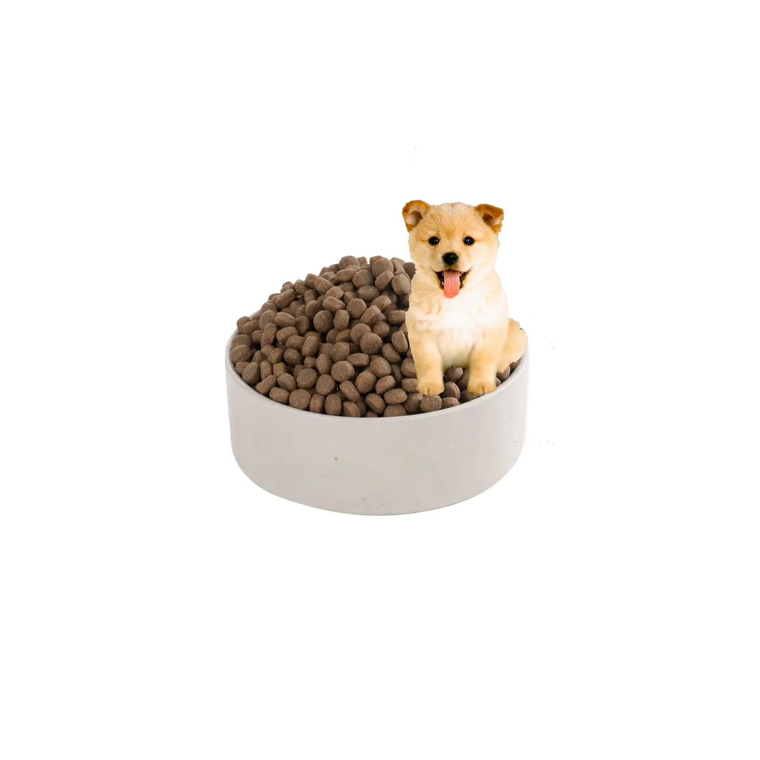Precio por tonelada de comida para perros deshidratada de la mejor carne al por mayor de la mejor raza