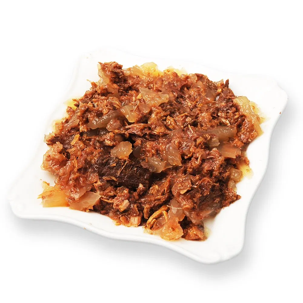 Comida enlatada para gatos atún + verduras frescas comida húmeda de alta calidad fabricante