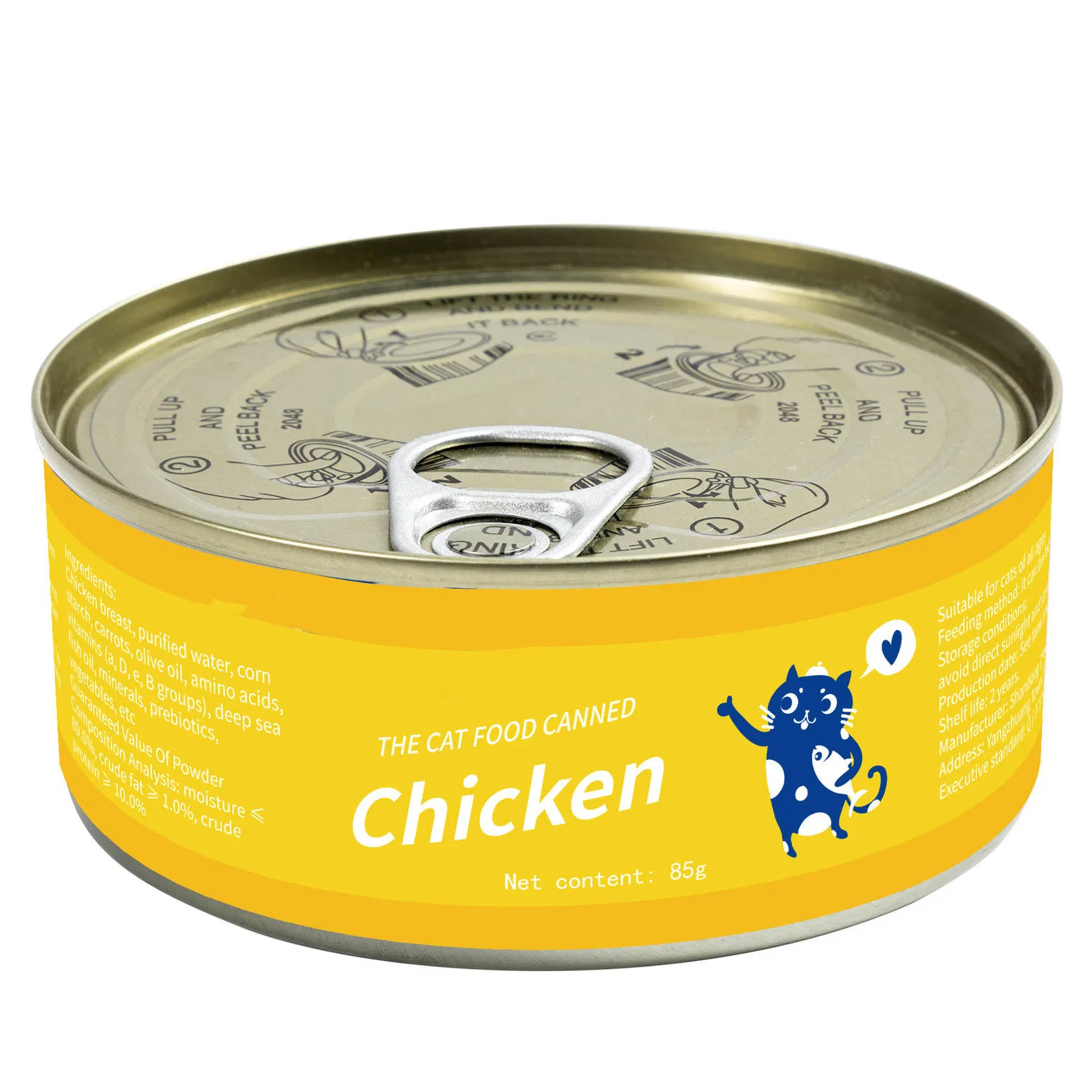 Comida enlatada para gatos de atún y sardina - Alta Omega-3, Reduce la caída del pelo
