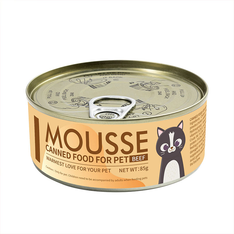 Comida para Gatos y Perros OEM Comida Húmeda en Lata para Gatos Snacks 85g