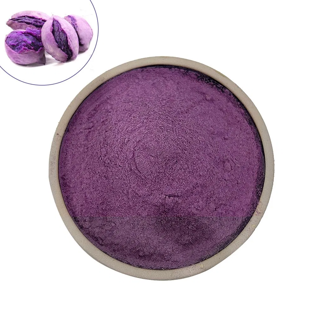 Polvo de batata morada pura deshidratada barata 100% polvo de vegetal para hornear comida para mascotas