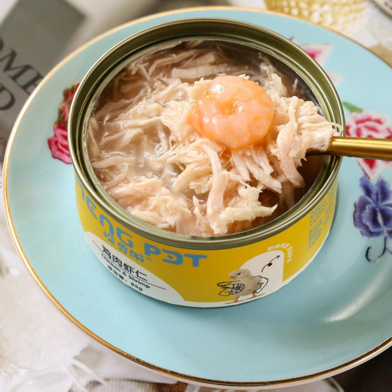 Comida enlatada húmeda para perros y gatos de marca del fabricante