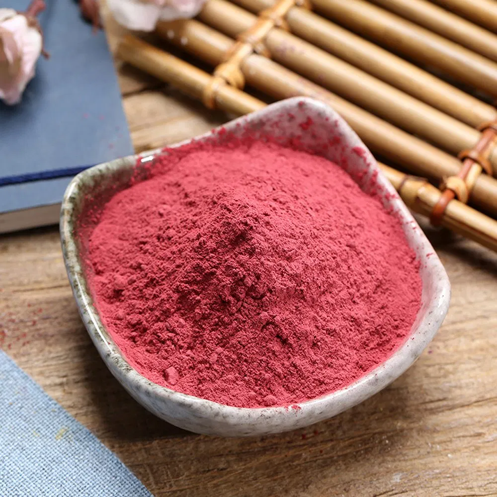 100% Polvo de remolacha pura natural en polvo de frutas y verduras deshidratadas para pasta, repostería y alimentos para mascotas