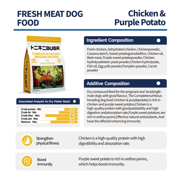 Proveedor de comida para perros a granel, sin granos, bajo pedido mínimo para tiendas de mascotas y distribuidores