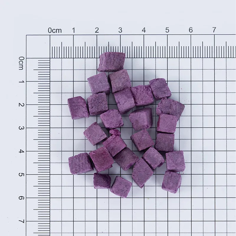 Precio de fábrica de batata morada liofilizada verduras fd comida para mascotas