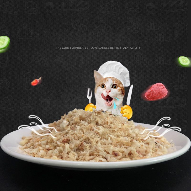 Snack para Mascotas Liofilizado Pescado Mince Liofilizado 500g Comida Nutritiva para Gatos y Perros