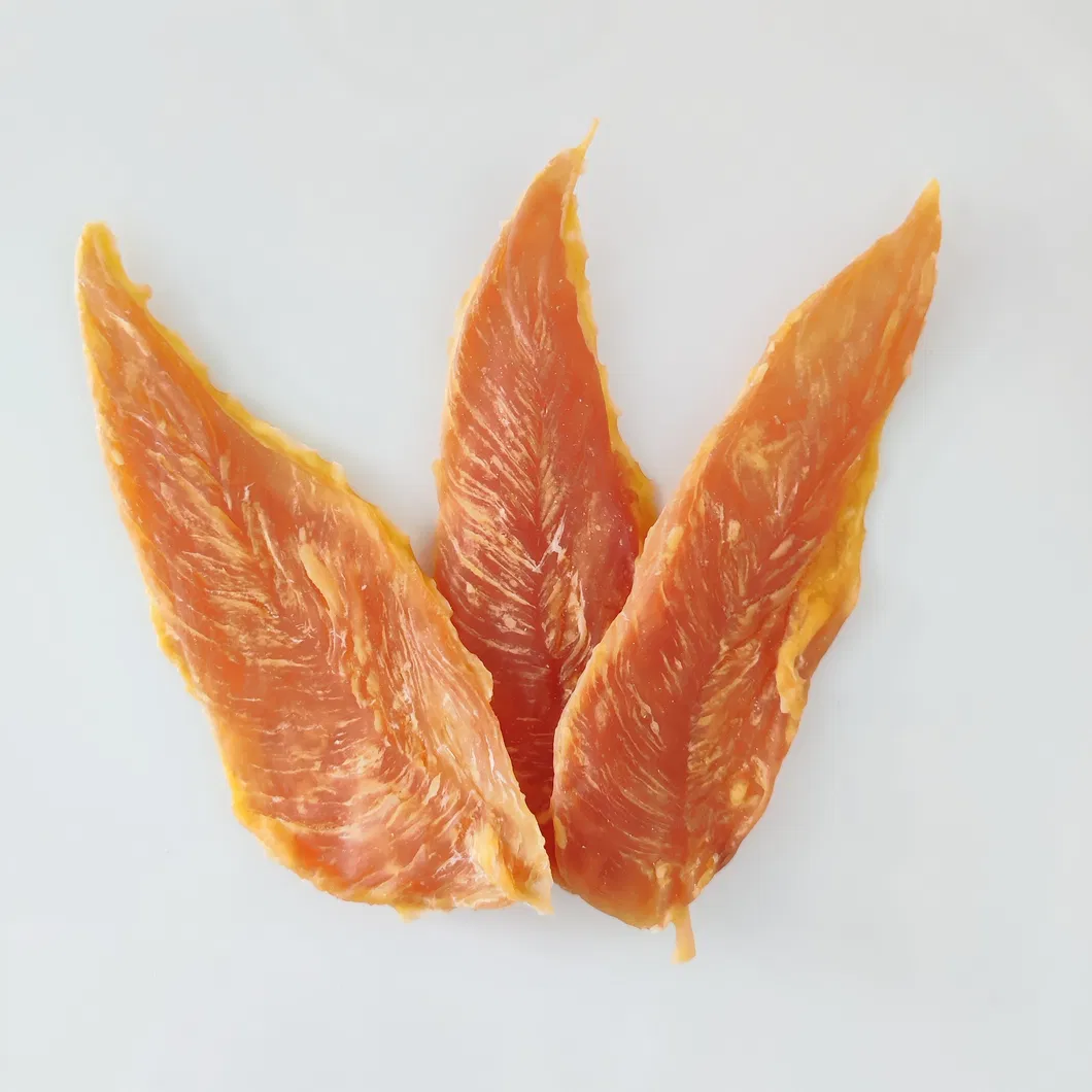 Pechuga de Pollo Jerky Seco Nutrición Salud Alta Proteína Perros OEM Comida para Mascotas
