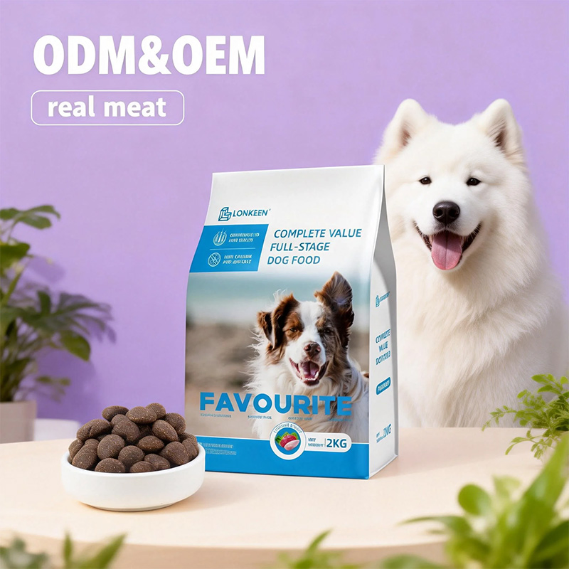 Alimento seco para perros de raza universal, seguro y ecológico, hecho con materias primas