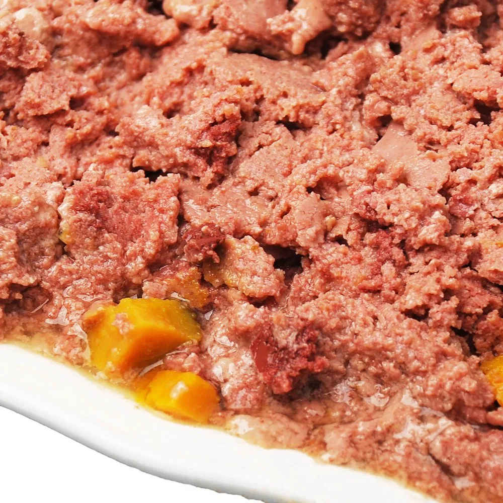 Comida enlatada para gatos atún + verduras frescas comida húmeda de alta calidad fabricante