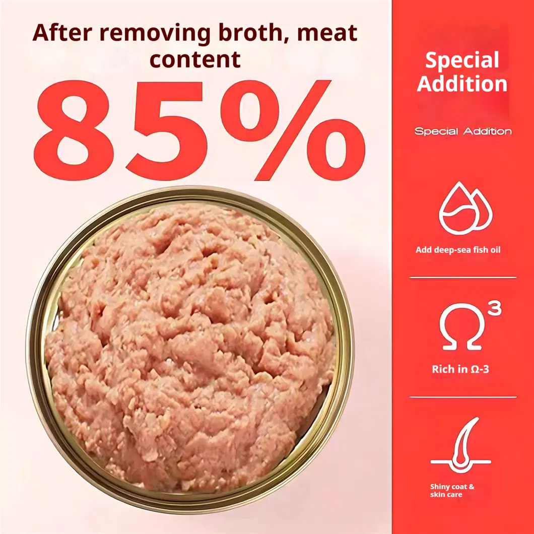 Comida húmeda para gatos de pollo sin granos - Adecuada para estómagos sensibles
