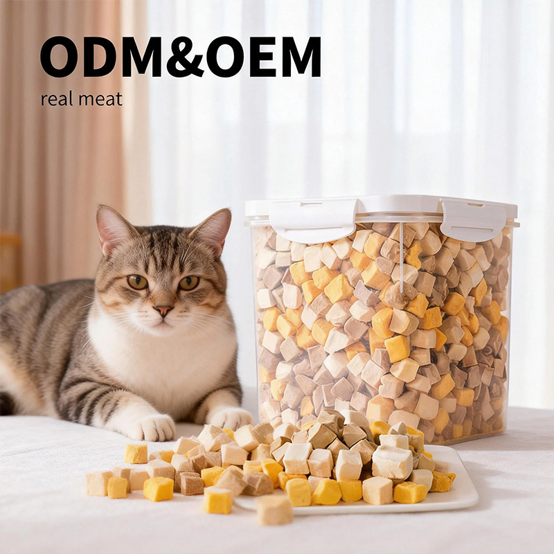 Exportar Grado Apetitoso Comida Liofilizada para Mascotas Snacks Saludables