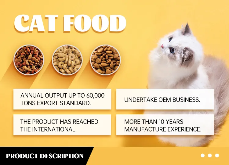 Comida para gatos de alta proteína