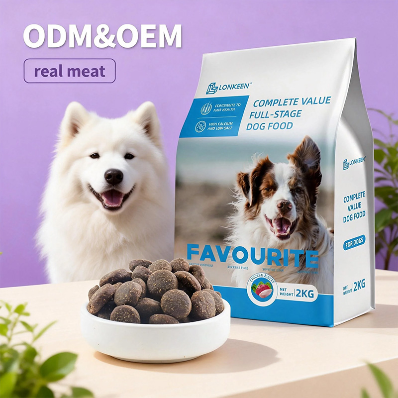 Alimento para perros adultos de cuidado, libre de granos, de materia prima pura de la mejor calidad