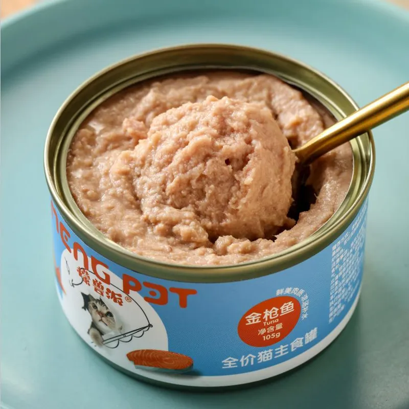 Comida enlatada húmeda para perros y gatos de marca del fabricante